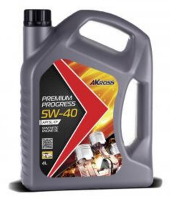 AKross PREMIUM PROGRESS 5W40 SL/CF (синт.)  4л масло моторное