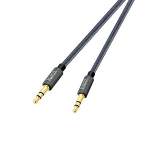 Кабель AUX HOCO UPA23G Type-C + USB черный 1м