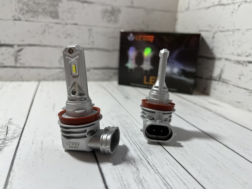 Лампа светодиодная H11 LED 6000K LIGHTWAY SHORT 2шт