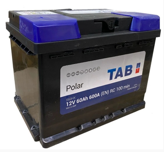 Аккумулятор TAB POLAR 6CT-60.1 60Ач прямая полярность 12В 56013