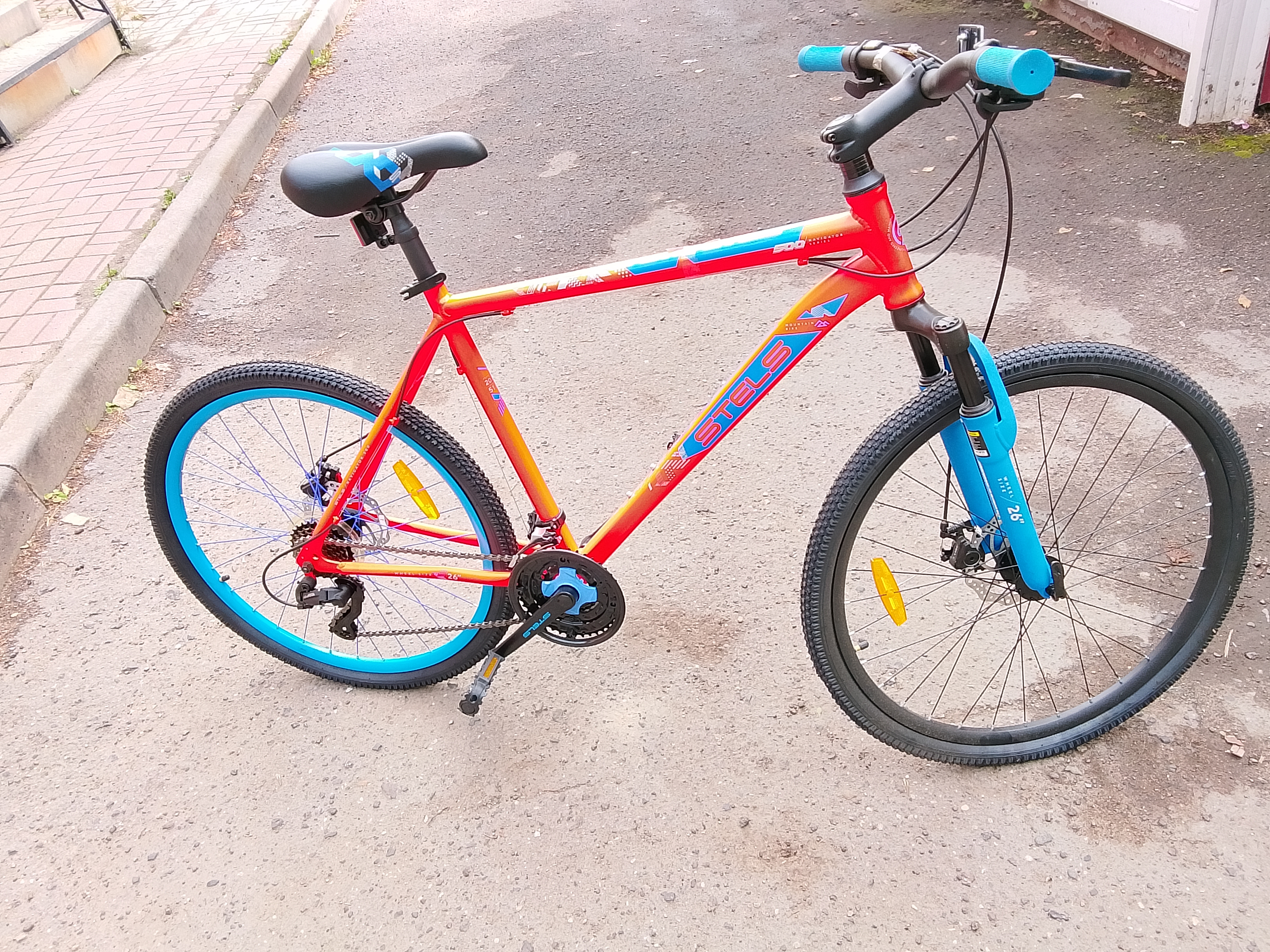 Велосипед 26" СТЕЛС Navigator 500 MD 21ск. перед.аморт.диск.тор.