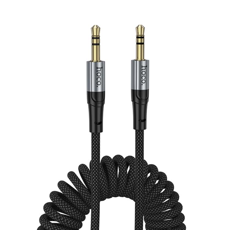 Кабель AUX HOCO UPA33 Nuevo AUX Jack 3,5  - Jack 3,5, 1.5 м, черный