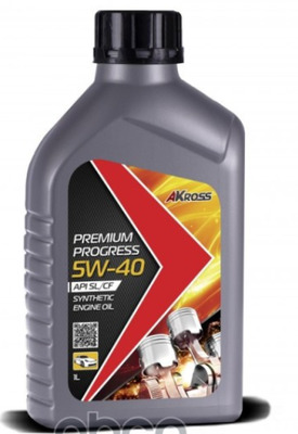 AKross PREMIUM PROGRESS 5W40 SL/CF (синт.)  1л масло моторное