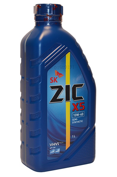 ZIC X5  10W-40 1л (п/синт) SP масло моторное