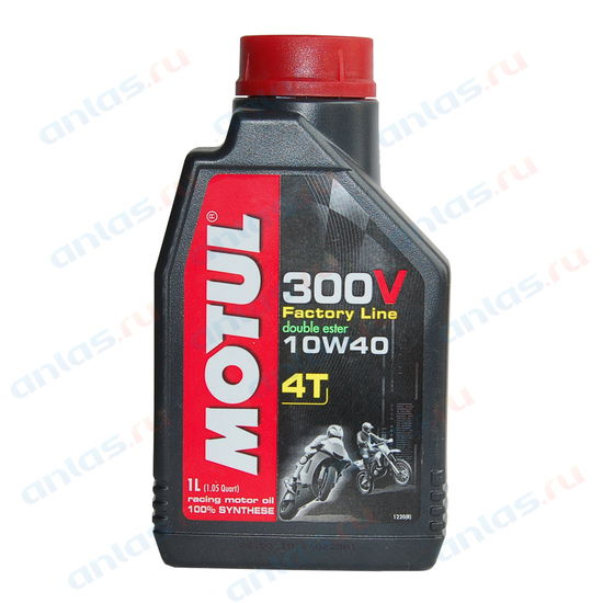 MOTUL 300V 4T Factory Line Road Racing 10W-40 (100% синт) 1л масло моторное