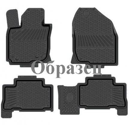 Ковры в салон CHEVROLET AVEO (2012-2015) (резиновые)