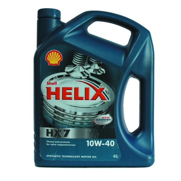 Shell HX7 10w40  4л (п/синт)  масло моторное