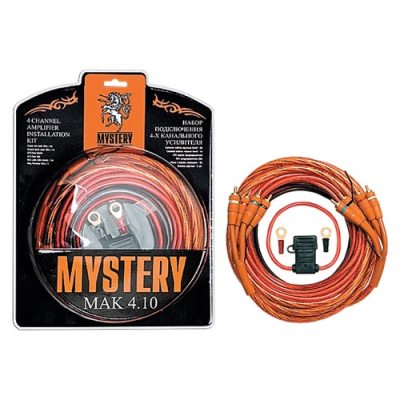 Комплект кабелей для 4-х канальный усилителя MYSTERY MAK 4.10