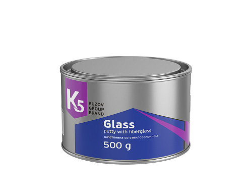 Шпатлевка К5 Glass со стекловолокном 0,5кг(24)
