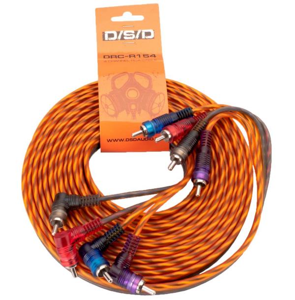 Кабель межблочный DRC-R154 RCA  5м  DSD