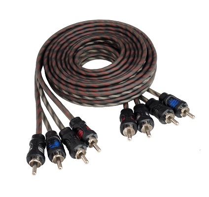 Кабель межблочный AURA RCA-0420 2м (4-х канальный)