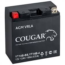 Аккумулятор COUGAR AGM 12V 12Aч 200А (+ -) п.п. 150*87*130