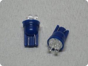 Лампа без цоколя (панель, приборы) мат. синий