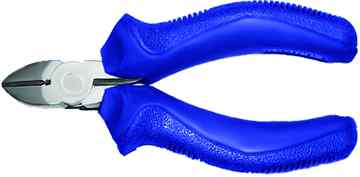 Бокорезы, синяя ручка, никелированная CrV сталь 180 мм Профи