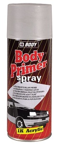Грунт-аэрозоль BODY PRIMER SPRAY Серый 400мл акриловый, антикоррозионный (6)