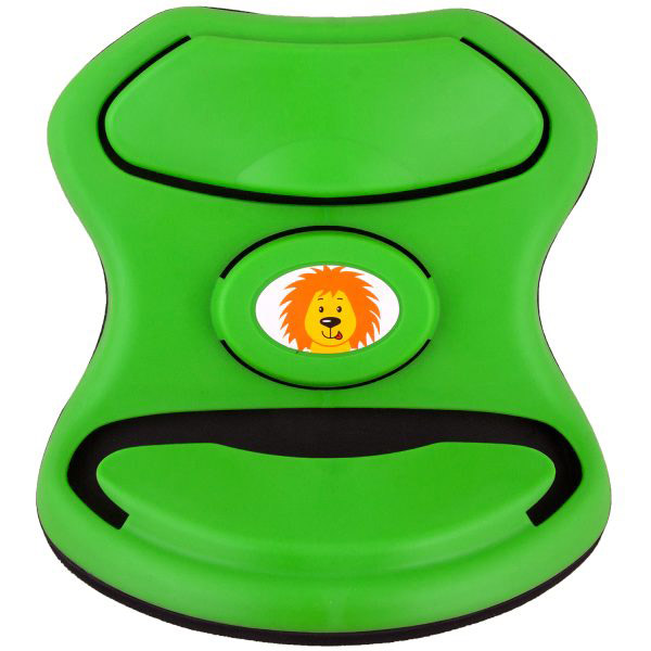 Адаптер ремня безопасности (для детей) SKYWAY пластик зеленый с львенком