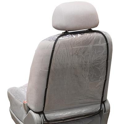 Защита спинки переднего сиденья SKYWAY серая/прозрачная