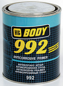 Грунт BODY 992 Серый 1К 1кг антикоррозийный (6)