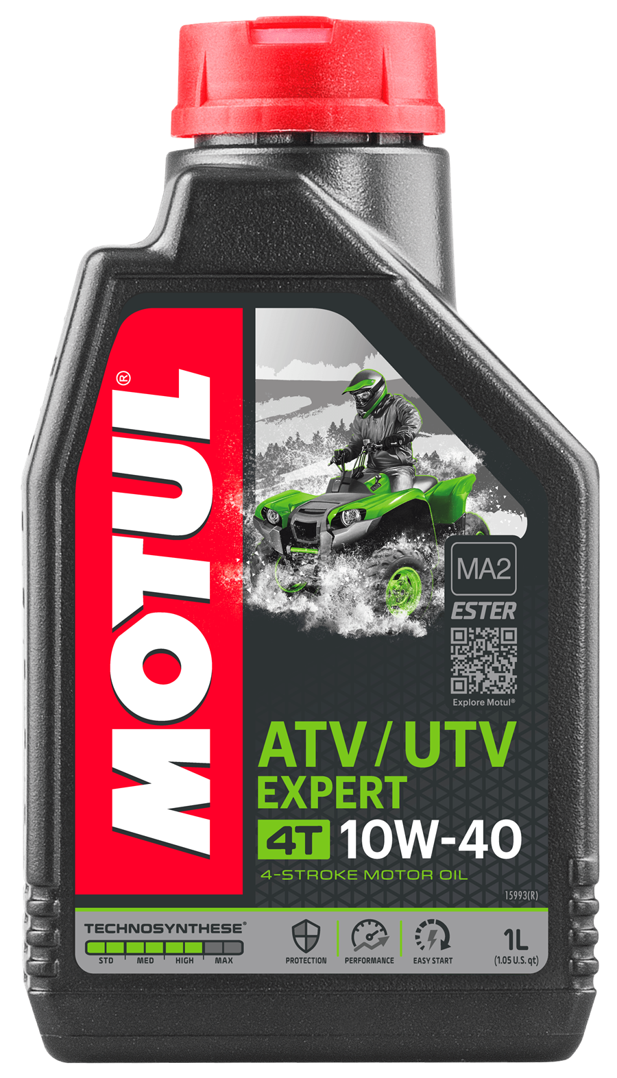 MOTUL ATV-UTV Expert 4T 10W-40 SM (п/синт) 1л масло моторное для квадроциклов и мотовездеходов