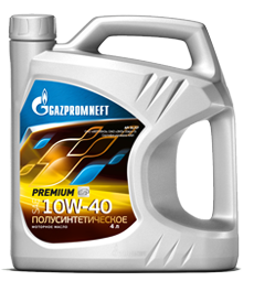 Gazpromneft Premium L 10W-40  4л (синт) SL масло моторное