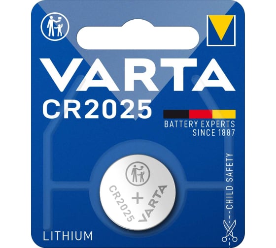 Элемент CR 2025 VARTA ELECTRONICS 3B