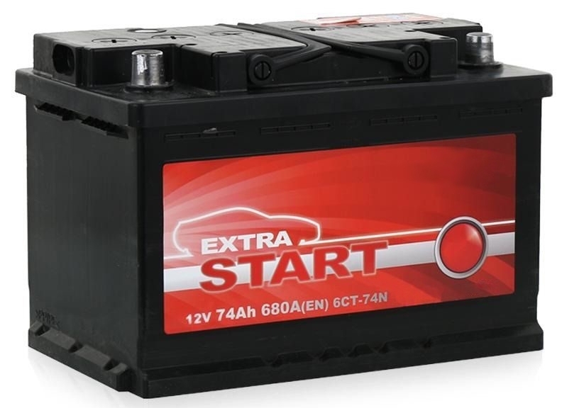 Аккумулятор EXSTRA START 6CT-74.1 74Ач (прямая полярность) 12В 680А 278*175*190