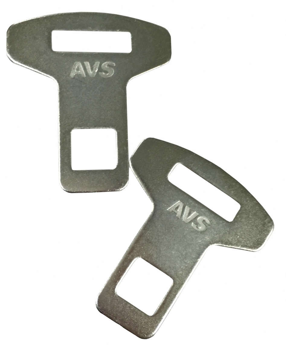 Заглушка ремня безопасности метал. (2шт)  AVS