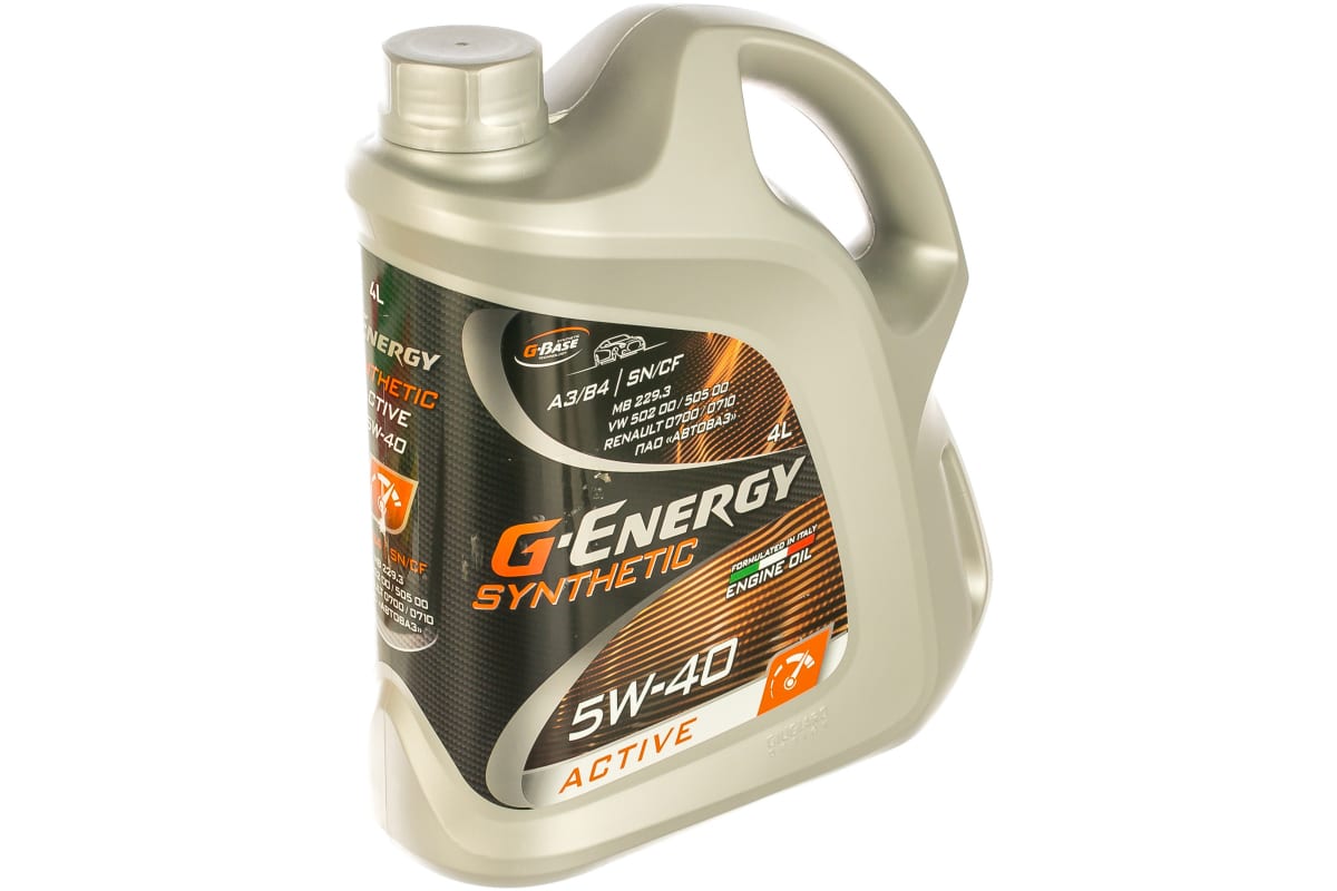 G-Energy Syntetic Active 5W-40  4л масло моторное Gazpromneft  