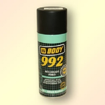 Грунт-аэрозоль BODY 992 Черный 1К 400мл (спрей) антикоррозийный (6)
