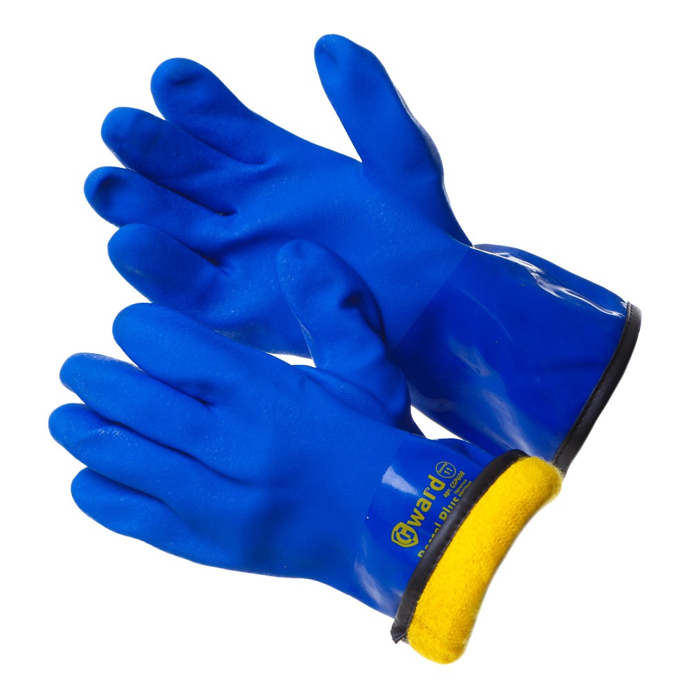 Перчатки утепленные с облитием (синие) GWART