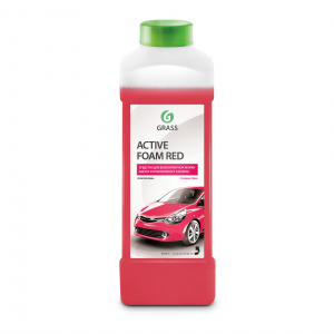 Автошампунь для бесконтактной мойки Activ Foam Red (розовая пена) 1кг  GRASS (12)