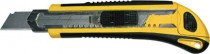 Нож технический 18 мм усиленный,обрезиненный