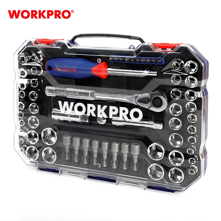 Набор инструмента  63пр кейс  Workpro  (gift)