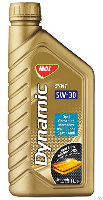 MOL Dynamic Synt 5W30  1л (синт.) API SL/CF  масло моторное 