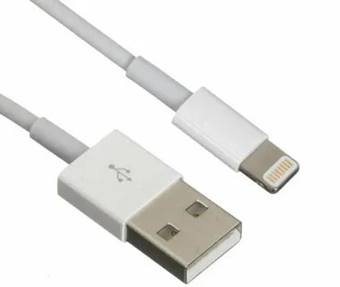 Кабель USB - Iphone, в обмотке, с подсветкой