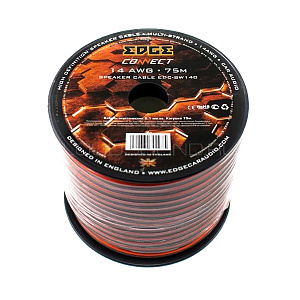 Кабель акустический EDGE EDC-SW140 CCA 14Ga  1м (75)