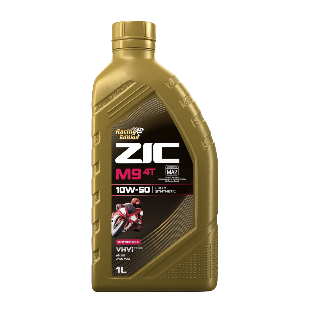 ZIC M9 4T RACING 10W-50 MA2 1л (синт) SN масло моторное для мототехники