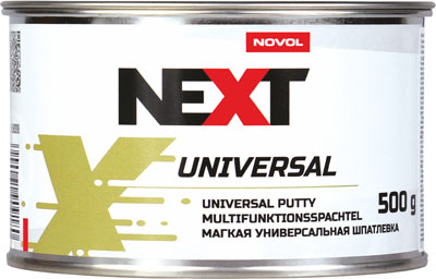 Шпатлевка NOVOL Next Putty Universal полиэфирная универсальная 0,5кг (8)