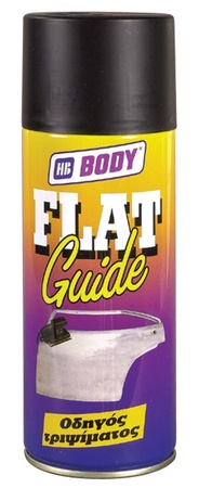 Грунт-аэрозоль BODY Черный BODYFLAT Guide 400мл проявочный для выявления неровностей (6)