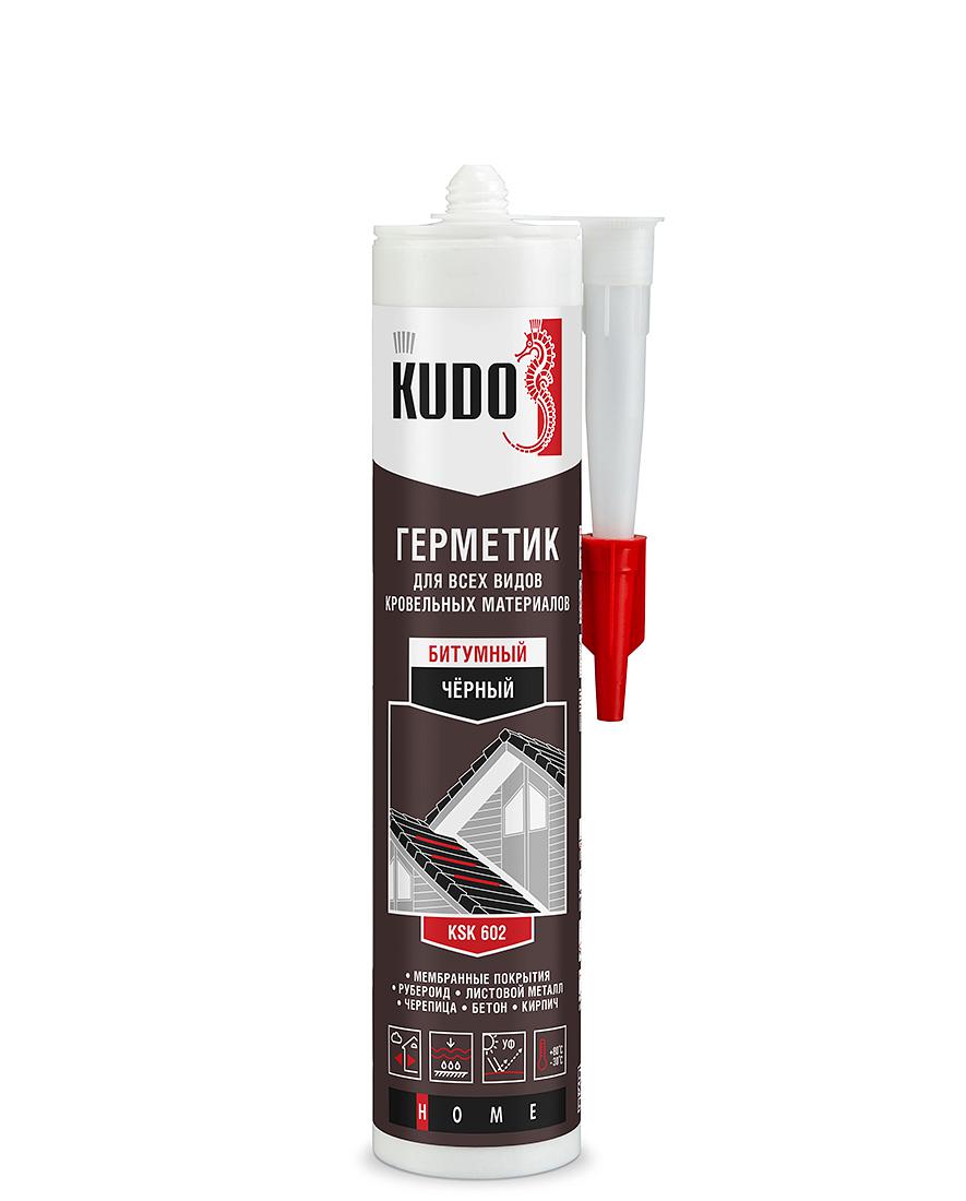 Герметик KUDO KSK-612  битумный для кровли, черный  280мл 