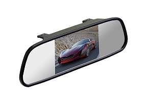 Зеркало заднего вида с монитором INTERPOWER IP MIRROR 5" универс.