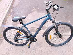 Велосипед 26" АИСТ 21 ск QUEST DISC перед.амортизатор, диск тормоз (Рама 18,0 синий)