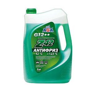 Антифриз AGA Z42  (-42С до +123С) зеленый 5л 
