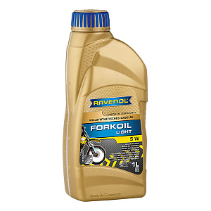 RAVENOL Fork Oil Light 5W (синт) 1л  масло для вилок (12)