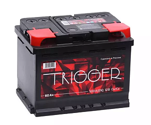 Аккумулятор TRIGGER 6CT-60.1  60 Ач (прямая полярность) 242 х 175 х 190 мм