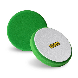 Полировальник ТВЕРДЫЙ зеленый, 150мм, толщина 25мм, на липучке  ZIP LAB