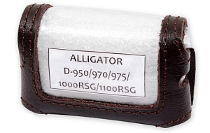 Чехол для брелка ALLIGATOR D-950/970/975 (конверт),кожа черн