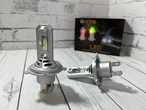 Лампа светодиодная H4 LED 6000K LIGHTWAY SHORT 2шт