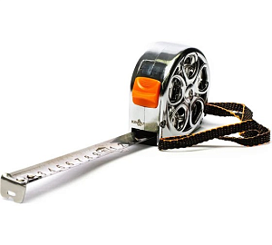 Рулетка  5м*19мм  нержавеющим полотном