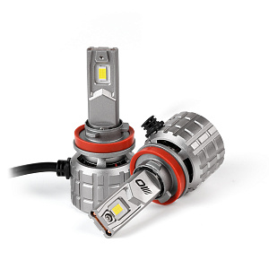 Лампа светодиодная H11 LED ПРОСПЕКТ 80W, 12-24V, 5000K (2шт)  OPTIMA